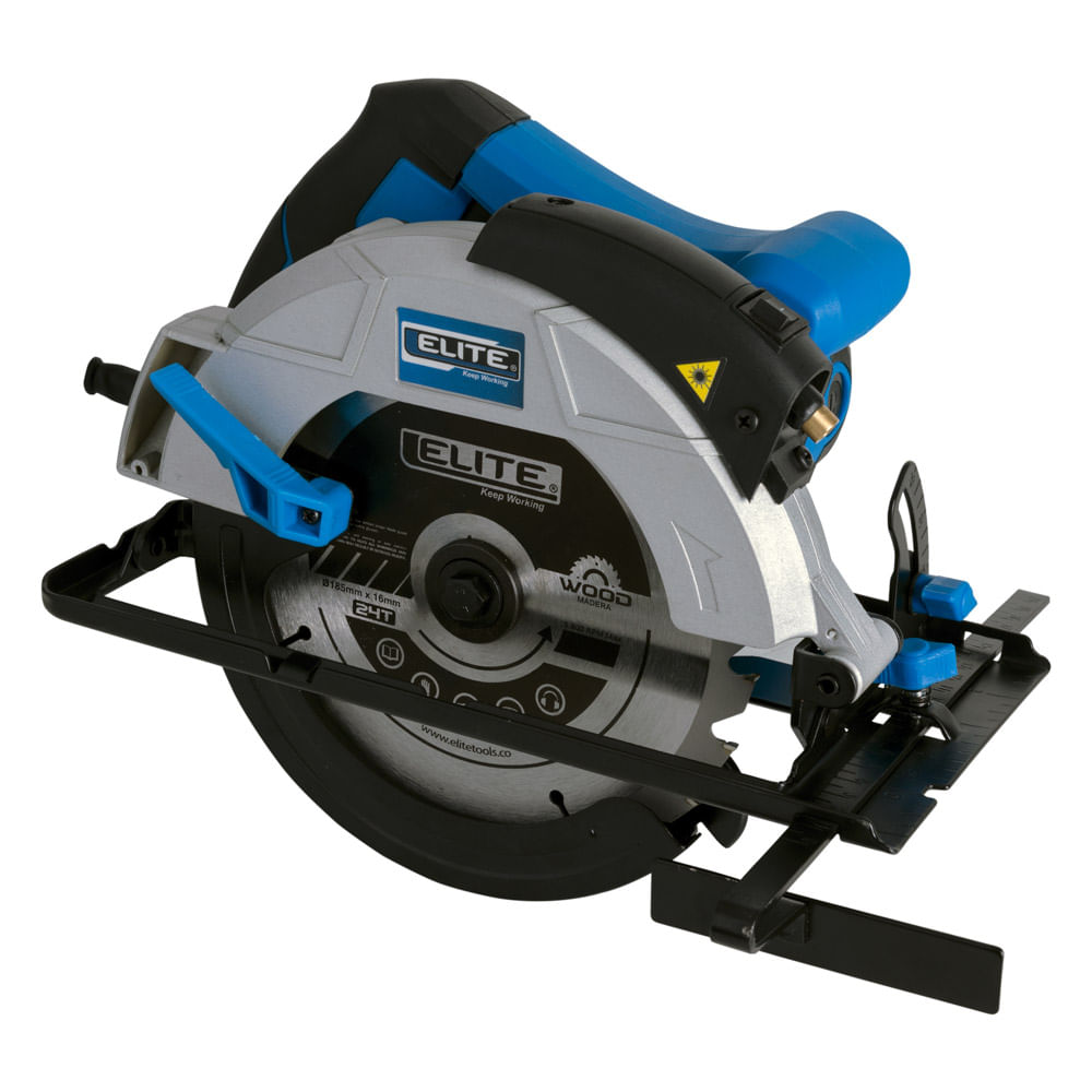 Sierra Circular 7 1/4 Pulg 1550W Con Guía Laser 5800Rpm Elite Chs16