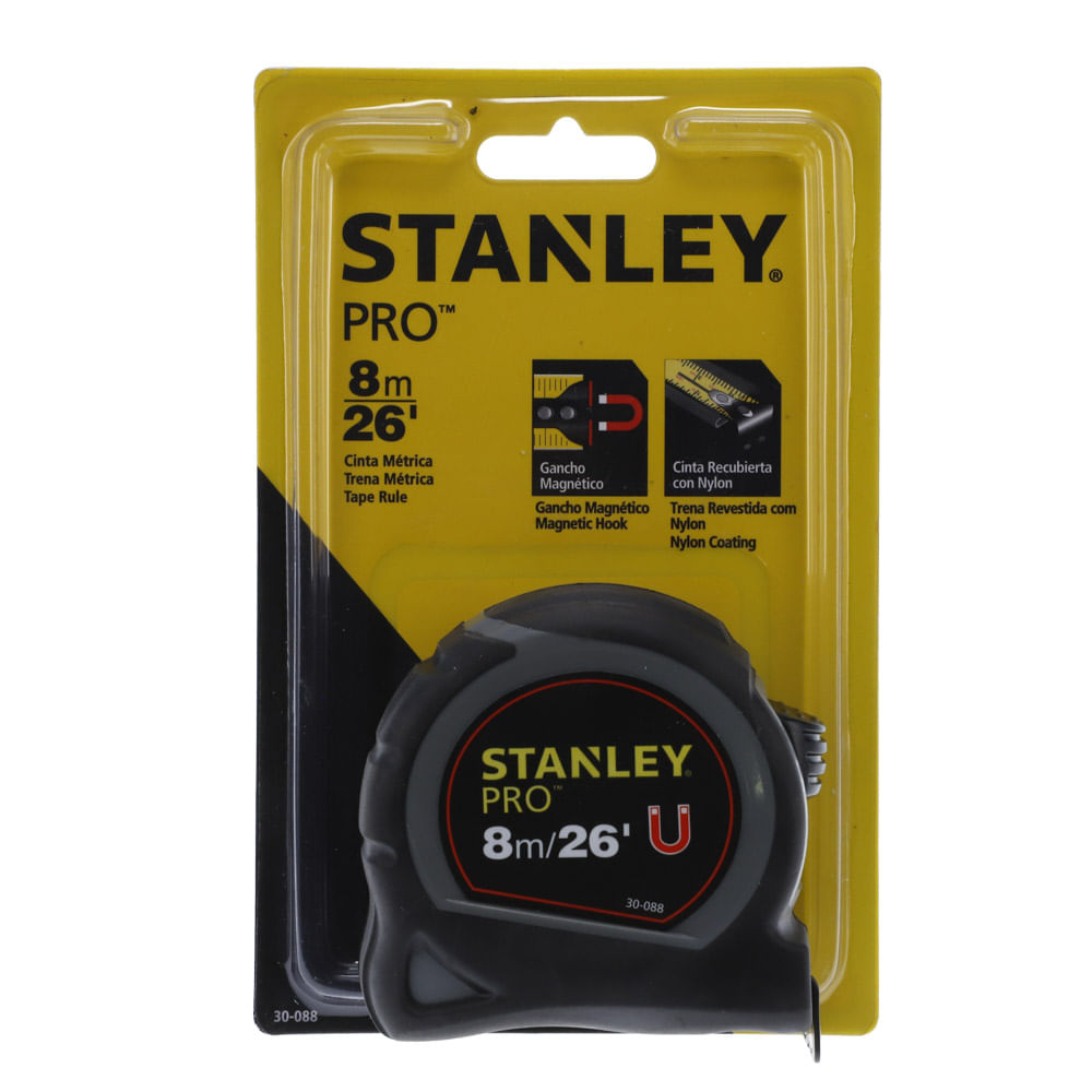 Cinta Métrica PRO 8M/26' Stanley 30-088