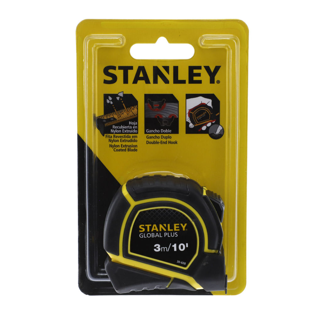 Cinta Métrica Global Plus 3m/10' Stanley 30-608