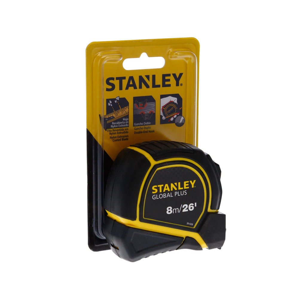 Cinta Métrica Global Plus 8m/26' Stanley 30-626
