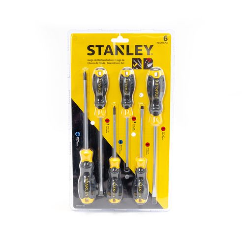 Juego De 6 Destornilladores Cushiongrip STMT66672-840 Stanley