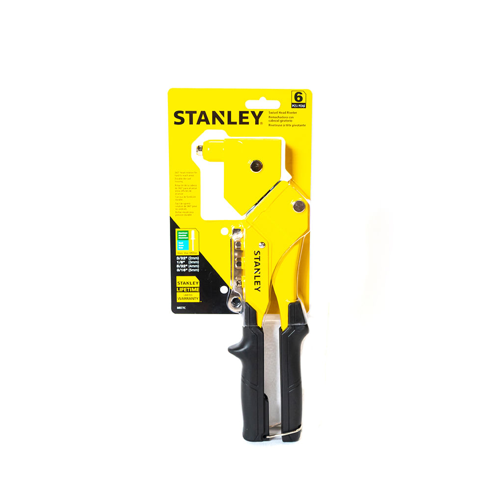 Remachadora De Cabeza Giratoria De 11-1/8 Pulg. Stanley MR77C