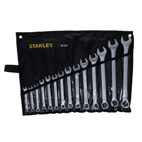 Juego De 14 Llaves Combinadas Métricas 7 a 24Mm 86-081 Stanley