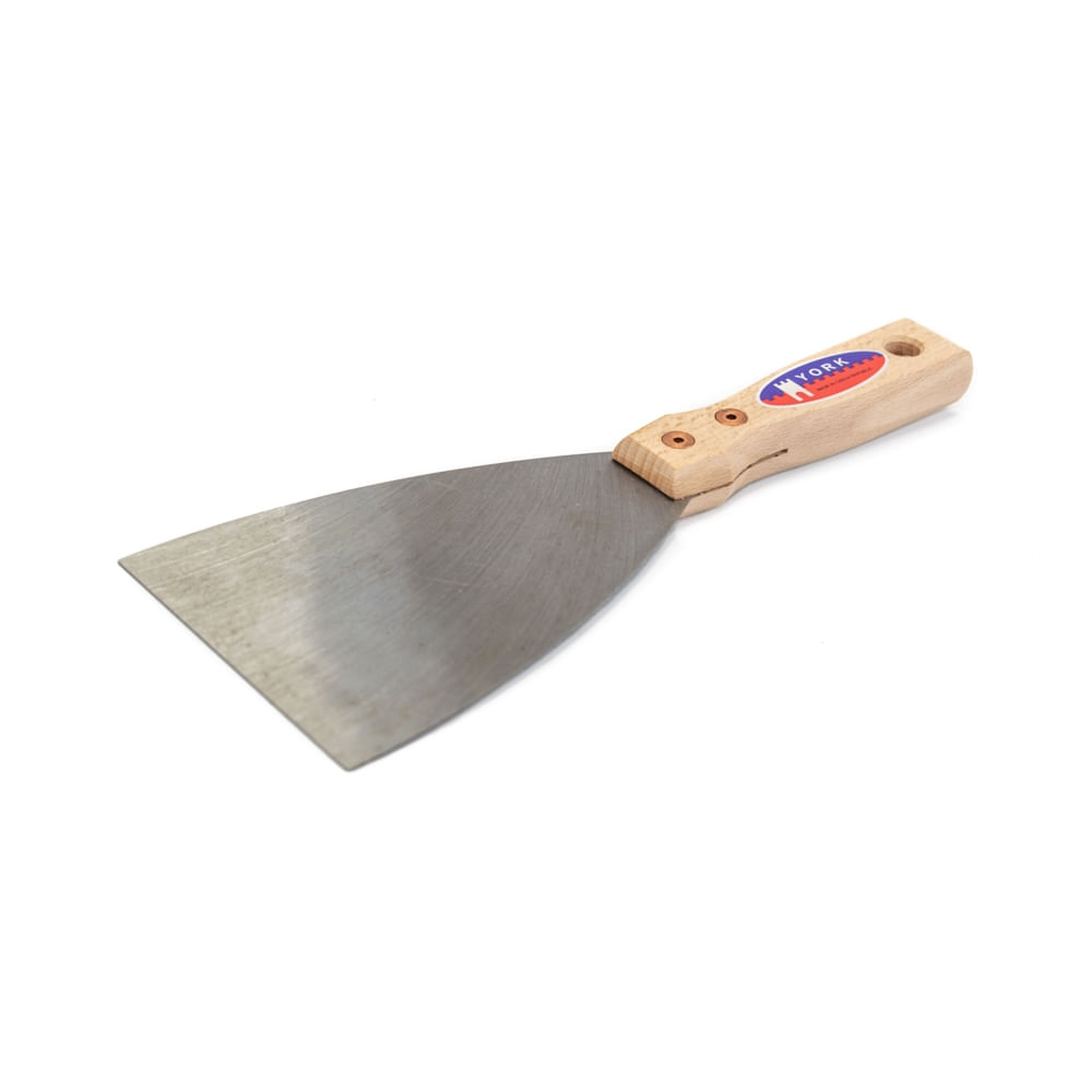 Espátula 4" mango madera York