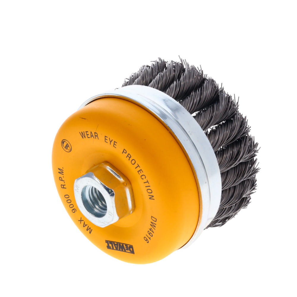 Cepillo De Copa Entorchada 4" X 5/8"-11 Dewalt DW4916