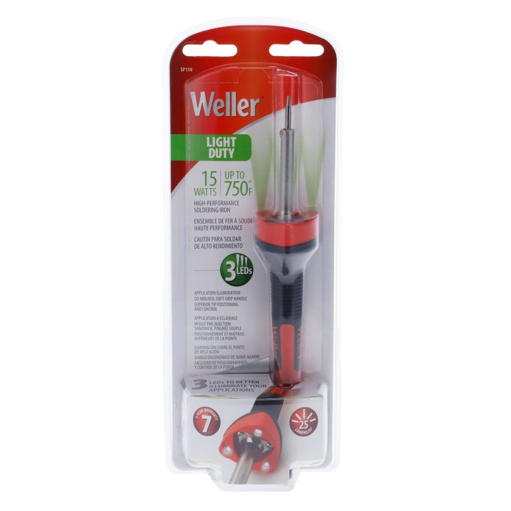 Cautin punta lapiz iluminado 15 watts Weller SP-15 NUS