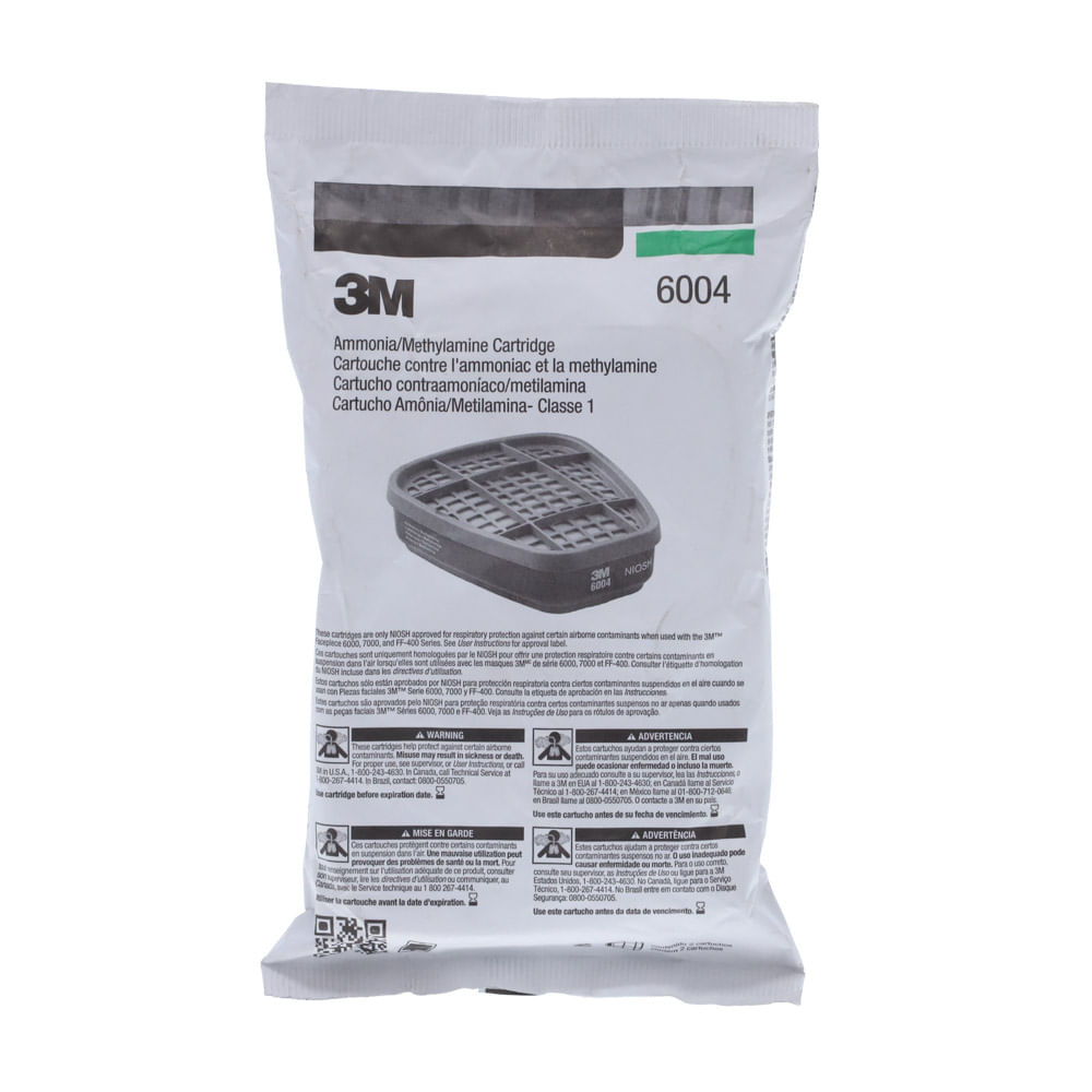 Cartucho Amoniaco Metilamina 3M 6004 x 2 Unds
