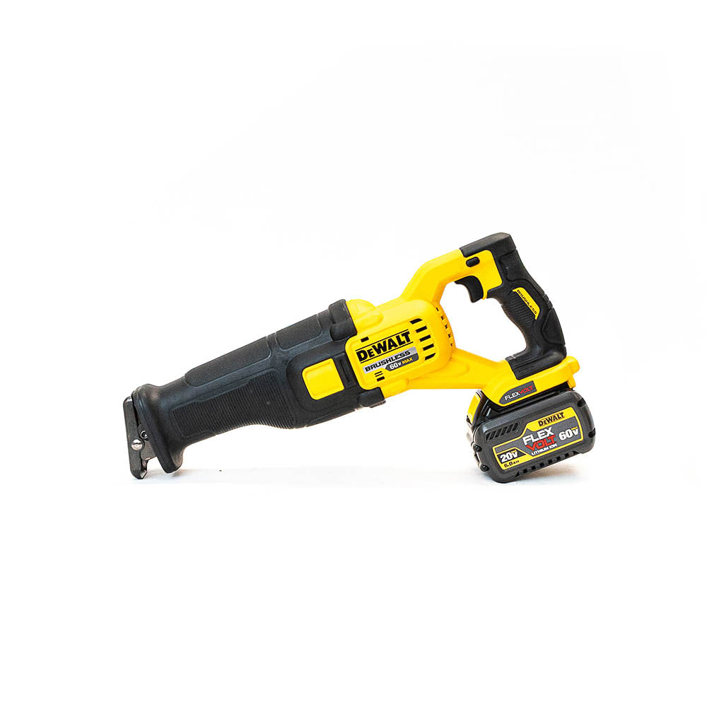 Juego De Sierra Sable Recíproca Inalámbrica Sin Escobillas Flexvolt® + 2 Baterías 60V Max * Dewalt DCS388T2-B3
