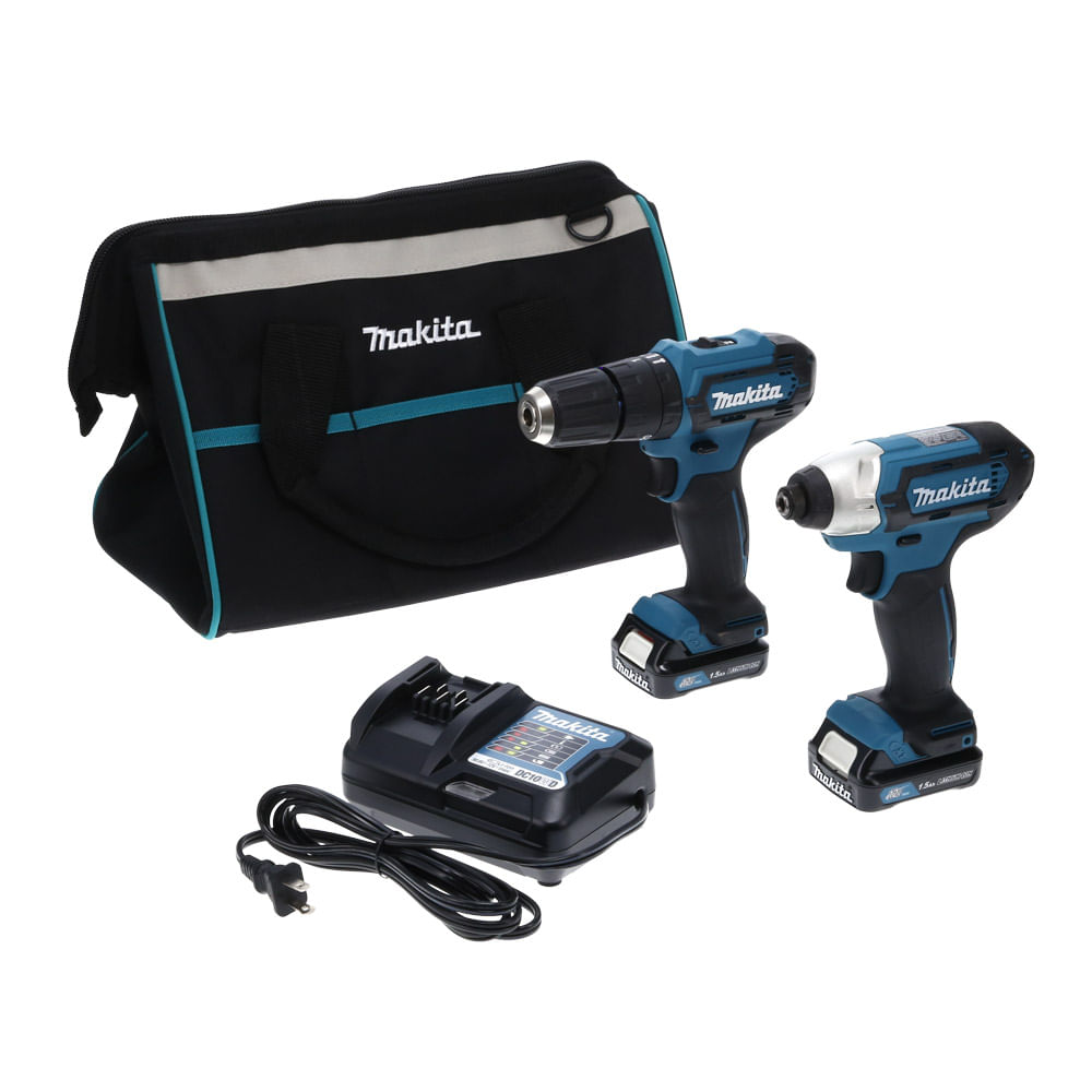 Taladro Perc+Atorn Recarg-Makita-Clx228-3/8"12V+2Bat(20)U