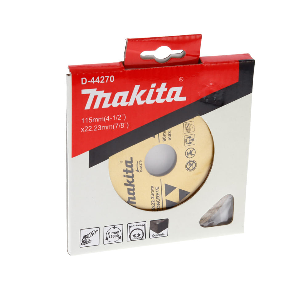 Disco Diaman Seg Makita D-44270-4.1/2 Seco/Conc Dora (10)