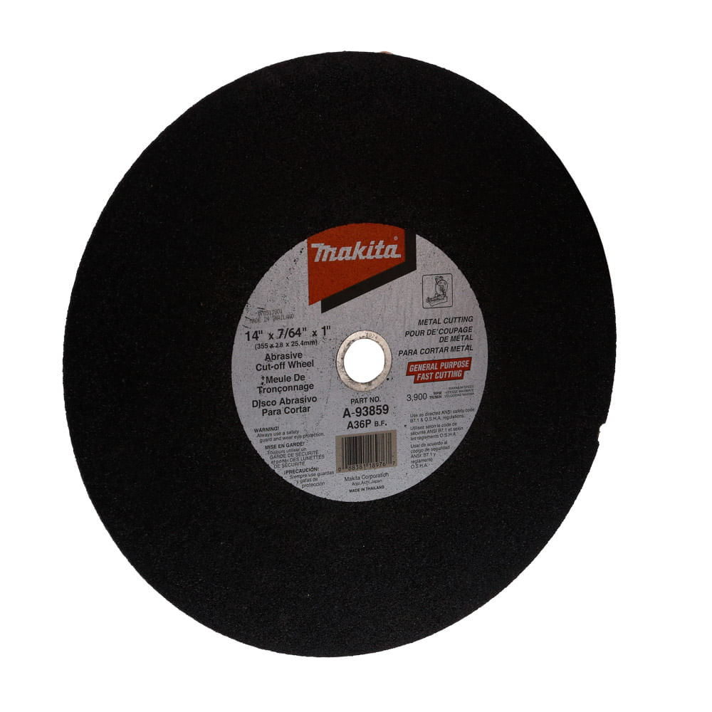 Disco Makita 14" X 7/64 A-93859Alto Corte (25)