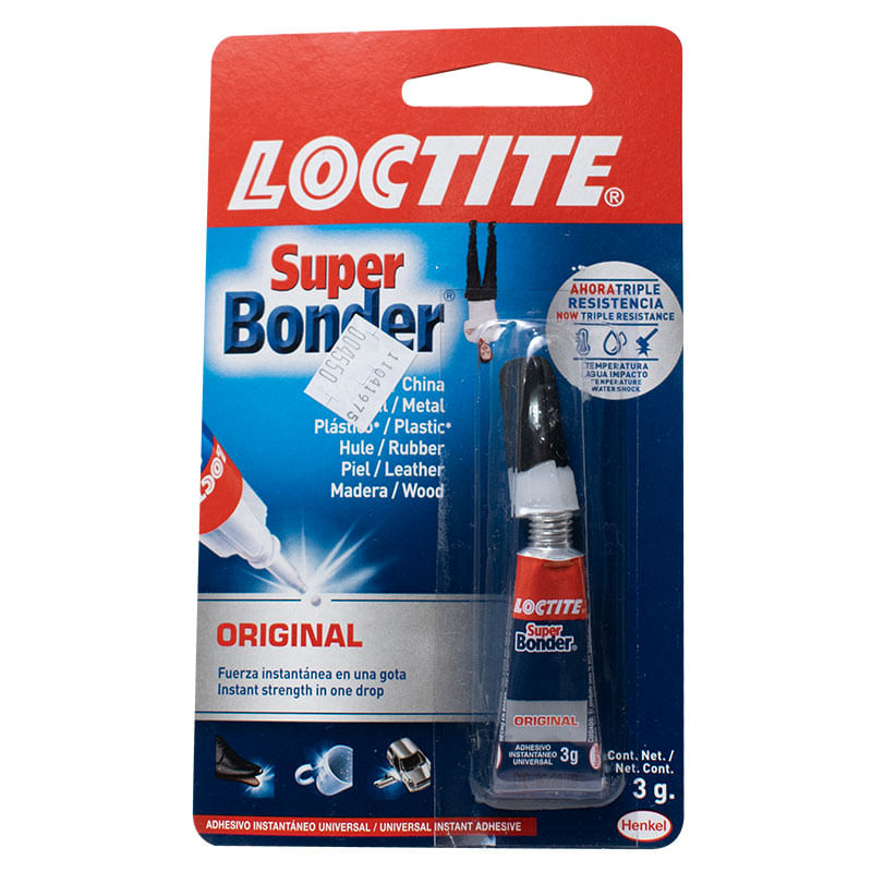 Pegante Instantáneo Super Bonder 3gr