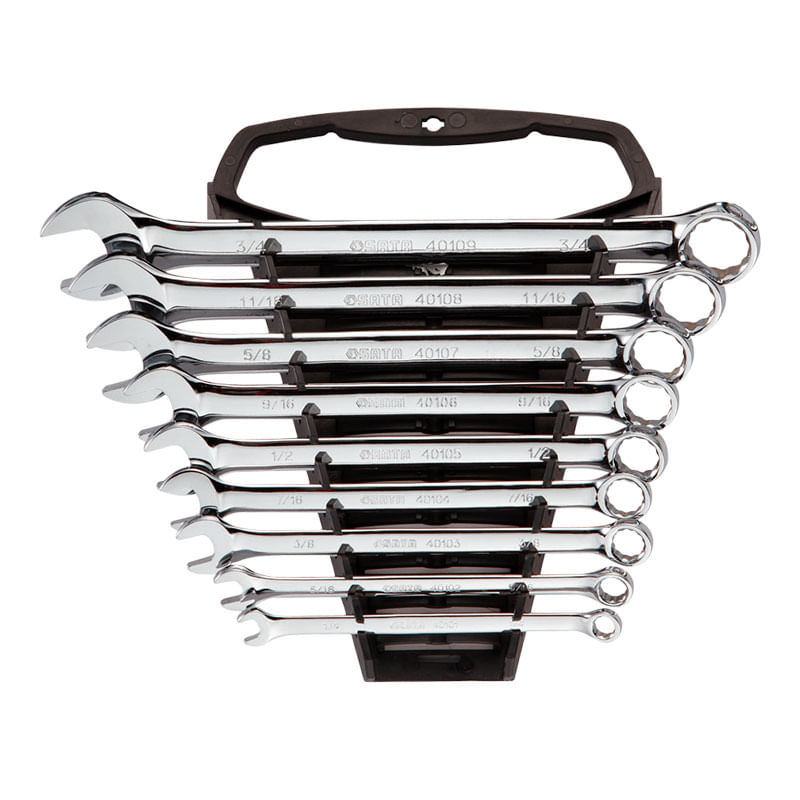 Juego De Llaves Mixtas 1/4 A 3/4" 9 Piezas Sata St09019Asj
