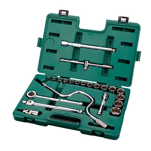 Juego de copas 5/16 a 1 1/4" de 1/2" 22 piezas Sata ST09088SJ