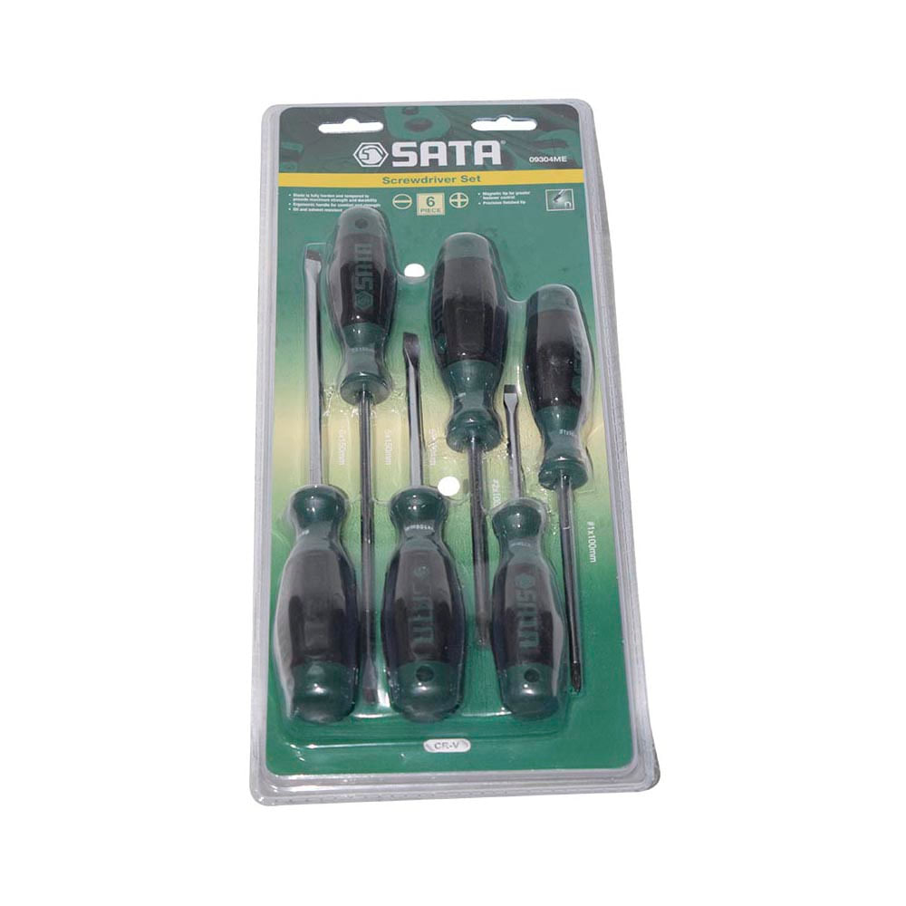 Juego De Destornilladores 6 Piezas Sata Gl09304