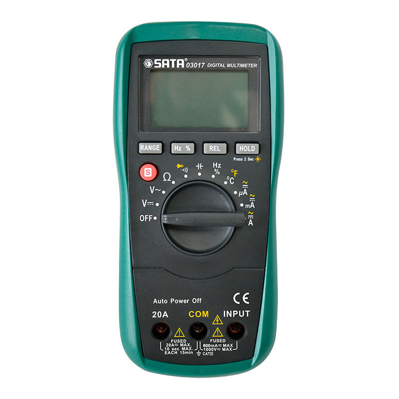 Multímetro Digital 1000v AC/DC Sata SCO3017