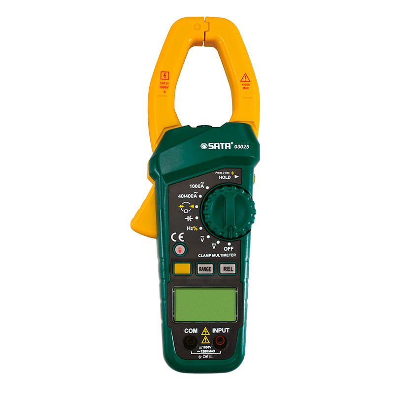 Pinza Multiamperimetrica Digital 1000v Sata SC03025