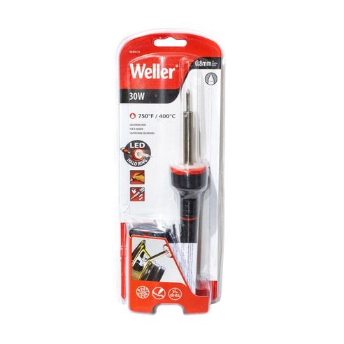 Cautín Para Soldadura Estaño 30W Luz Led 120V Weller Wlir3012a