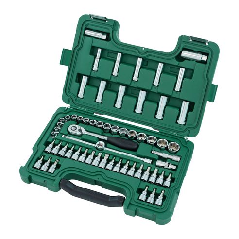 Juego de copas 6 a 24 mm de 3/8" 60 piezas Sata ST09004SJ