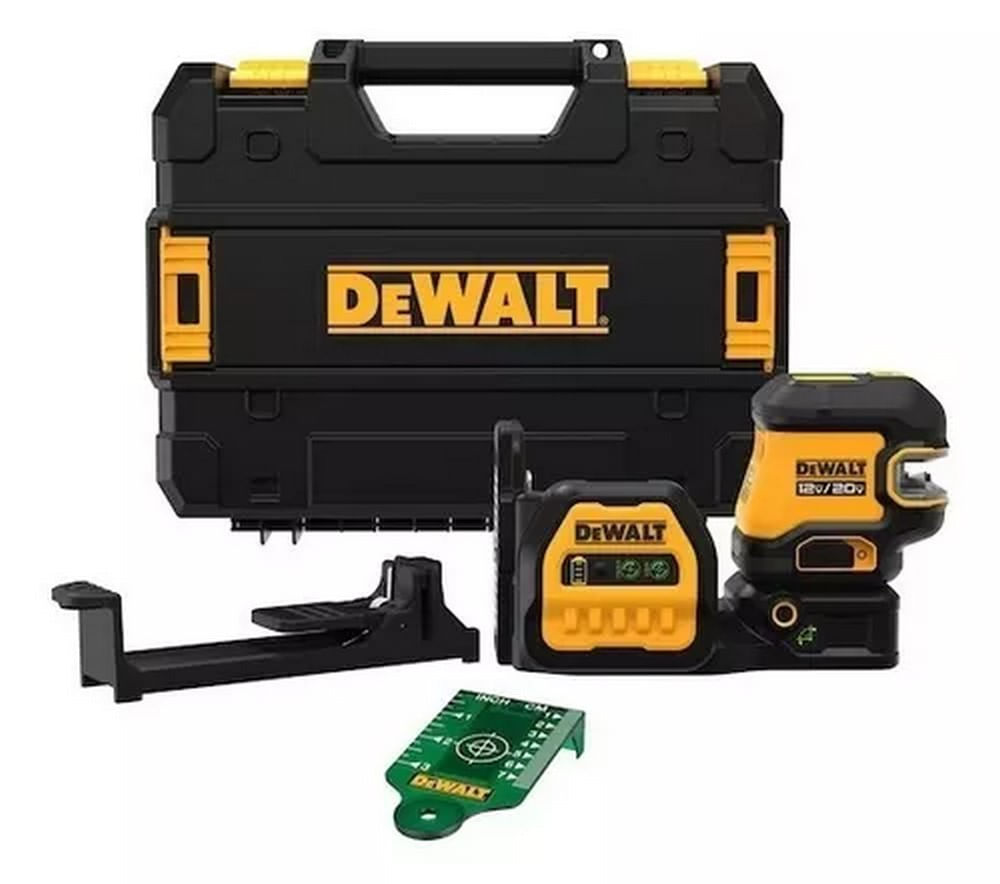 Nivel Laser Dewalt 5 Puntos Verde 20v Dcle34520gb