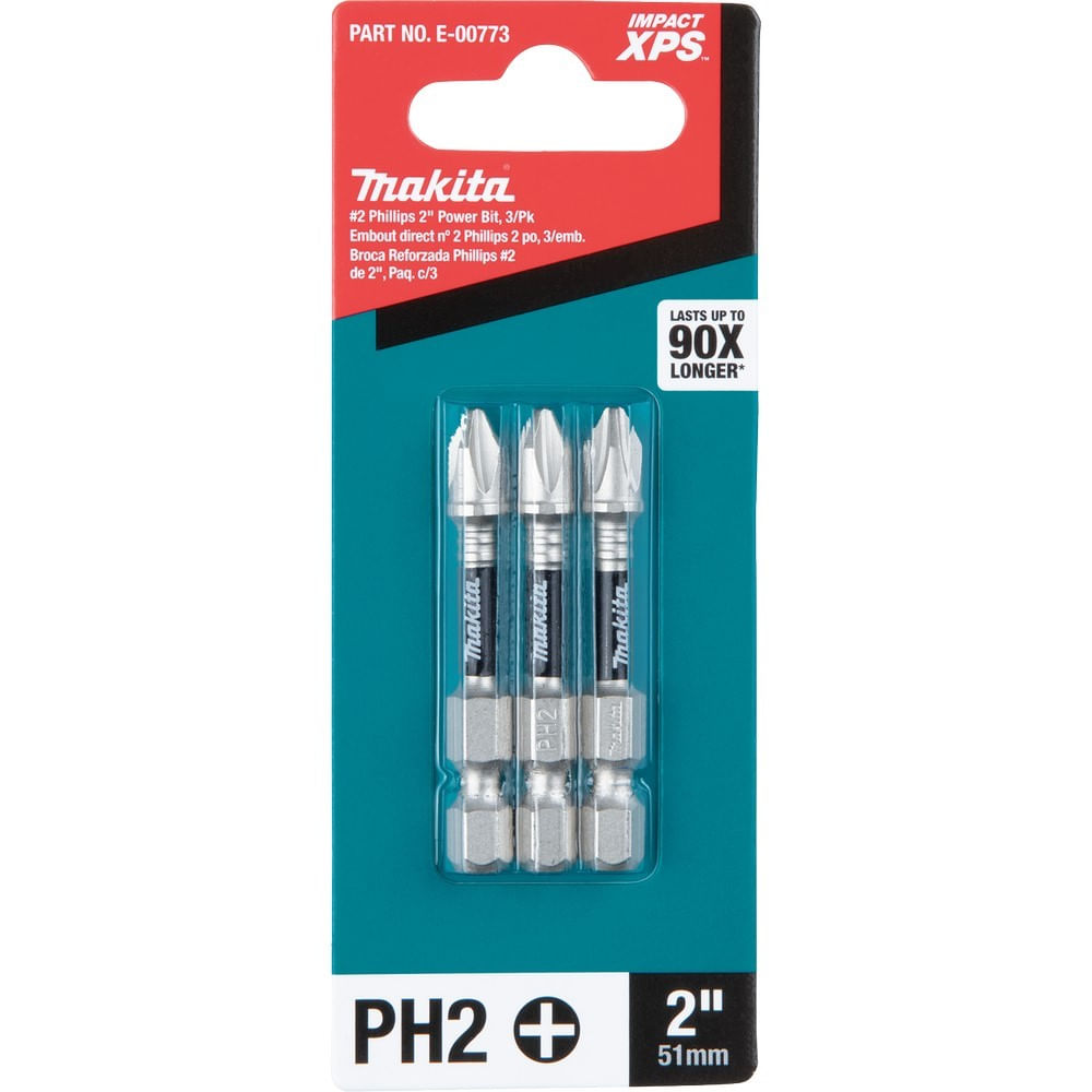 Juego De Puntas Estrella x 3 Piezas De 2 x 2" Makita E-00773