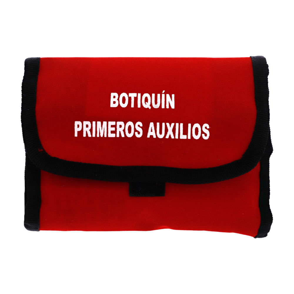 Botiquín lona roja tipo cruz roja 53 x 18