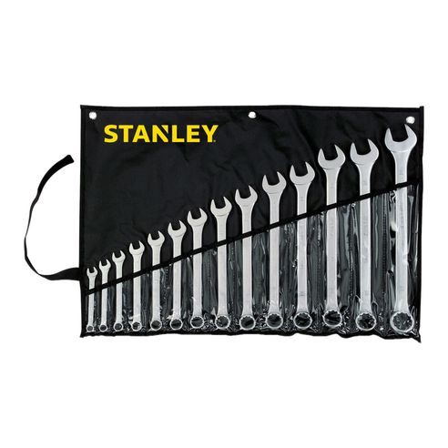Juego De 14 Llaves Combinadas En Pulgadas Stanley 86-970