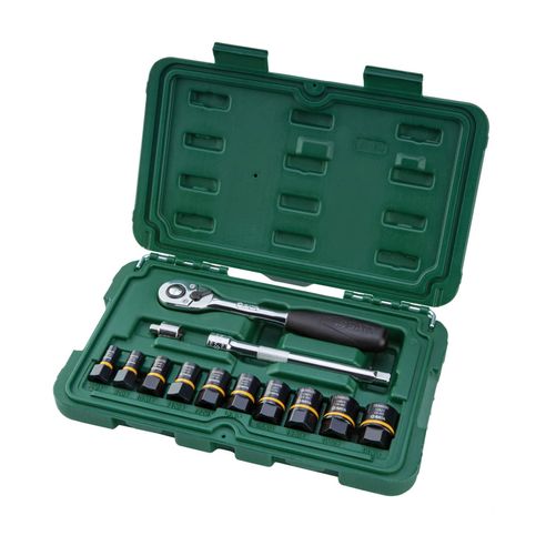 Extractor Para Tornillos Deformados 13 Piezas Sata De 1/4 a 3/8 ST09137SJ