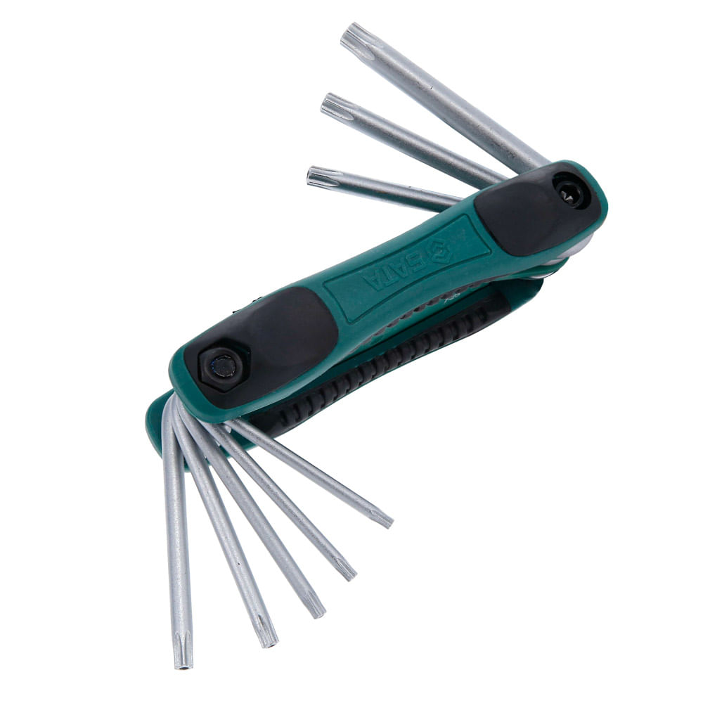 Juego De Llaves Torx De 1.5 a 8 milímetros Plegable Sata STO9123SJ