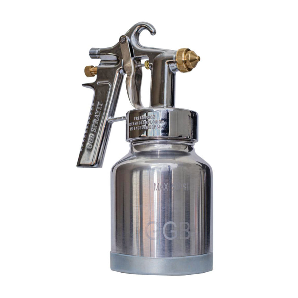 Pistola Aerografo Ggb 1969 Aire Directo 750Ml 50Lbs Profesional (Metal)