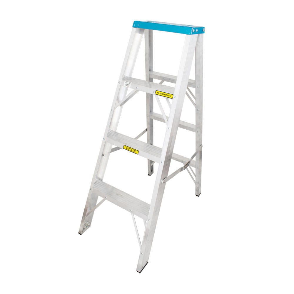 Escalera Tijera Overhaulin 4P 1,20Cm T 1 Profesional Todo Aluminio 136Kls