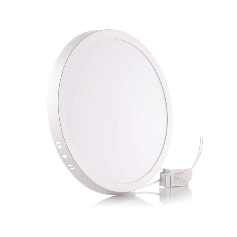 Panel Led Mercury Redondo 24W Sobre Poner Luz Blanca Ipl24