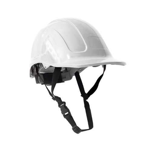 Casco E.P.I Tipo Ii Dieléctrico CaPD31Bl Con Barbuquejo y Rache Blanco