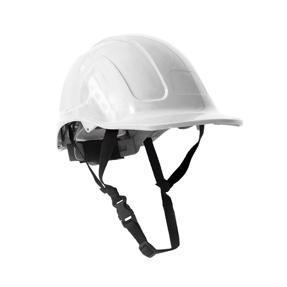 Casco E.P.I Tipo Ii Dieléctrico CaPD31Bl Con Barbuquejo y Rache Blanco