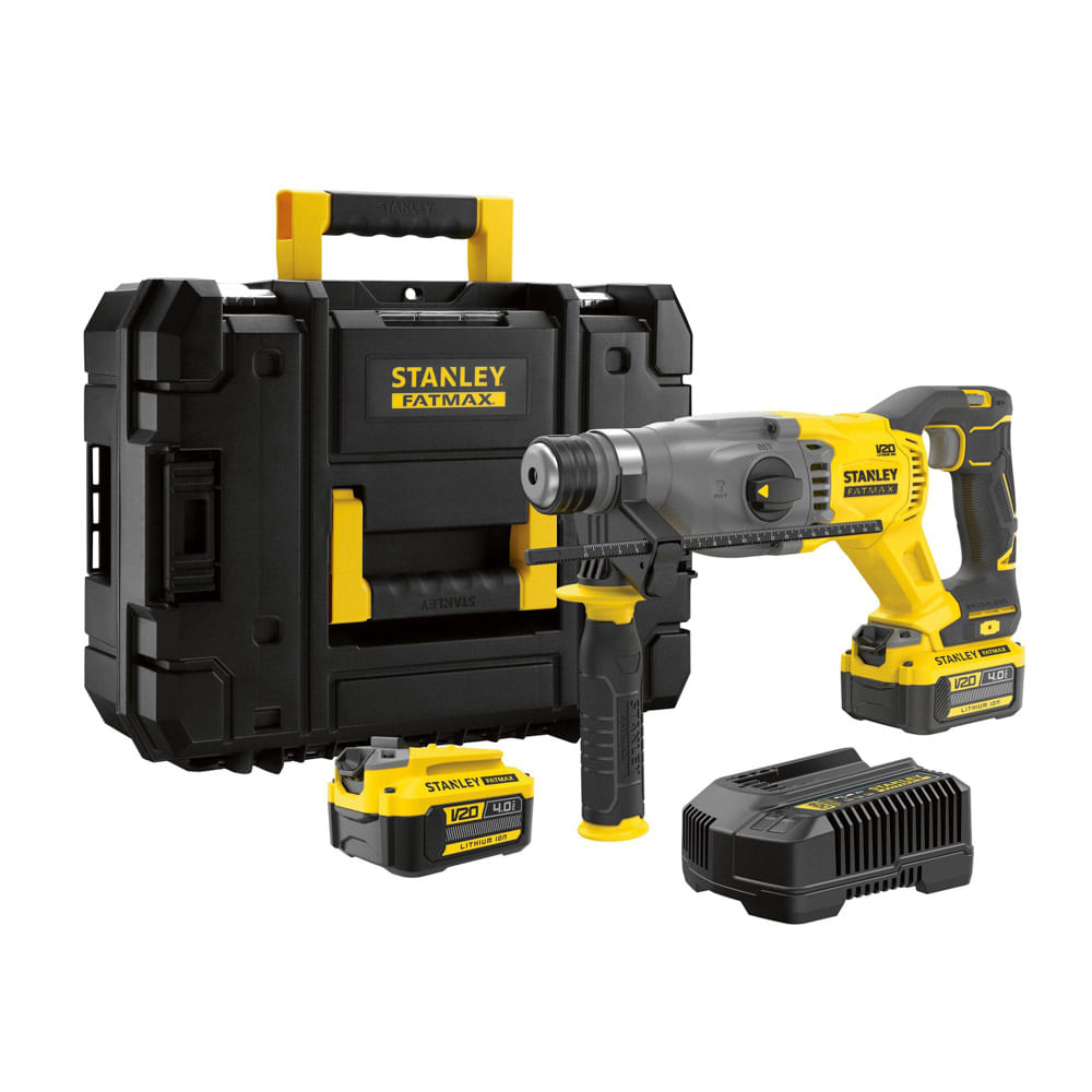 Rotomartillo Stanley Recarg Sbh900M2K B3 Sds Plus 20V 2Bat 4A