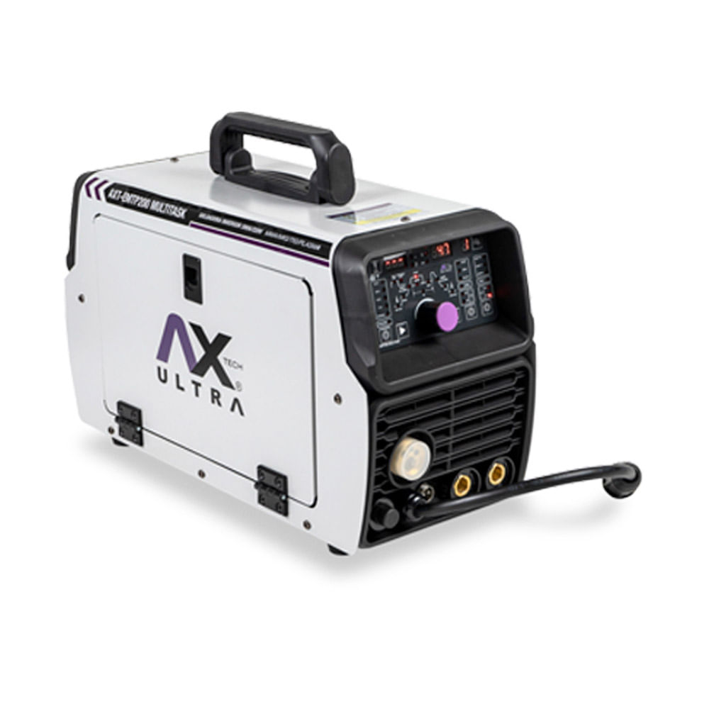Soldador Inversor AxTech Mig Pulso 200A 110/220V + Careta