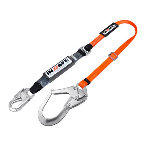 Eslinga sencilla con absorbedor y ganchos Insafe IN8020-1R