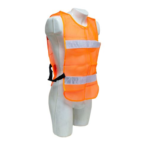 Chaleco reflectivo tipo peto malla