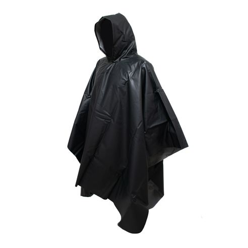 Capa Con Capucha -Negra- 1684-25/30Cal.18 350/Mic