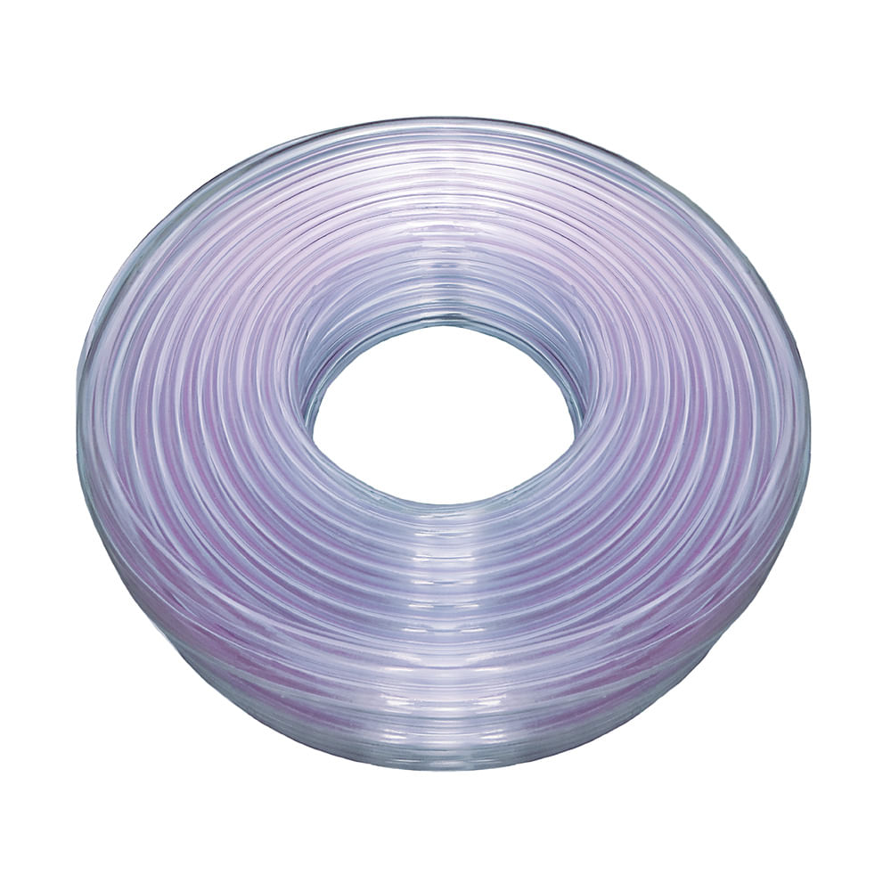 manguera transparente 1/4" x metro calibre 20