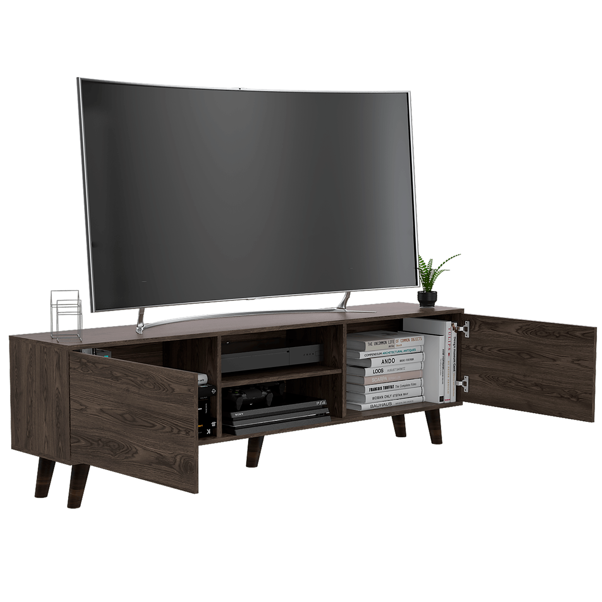 Rack para TV 80'' Z 180 2P RTA Coñac