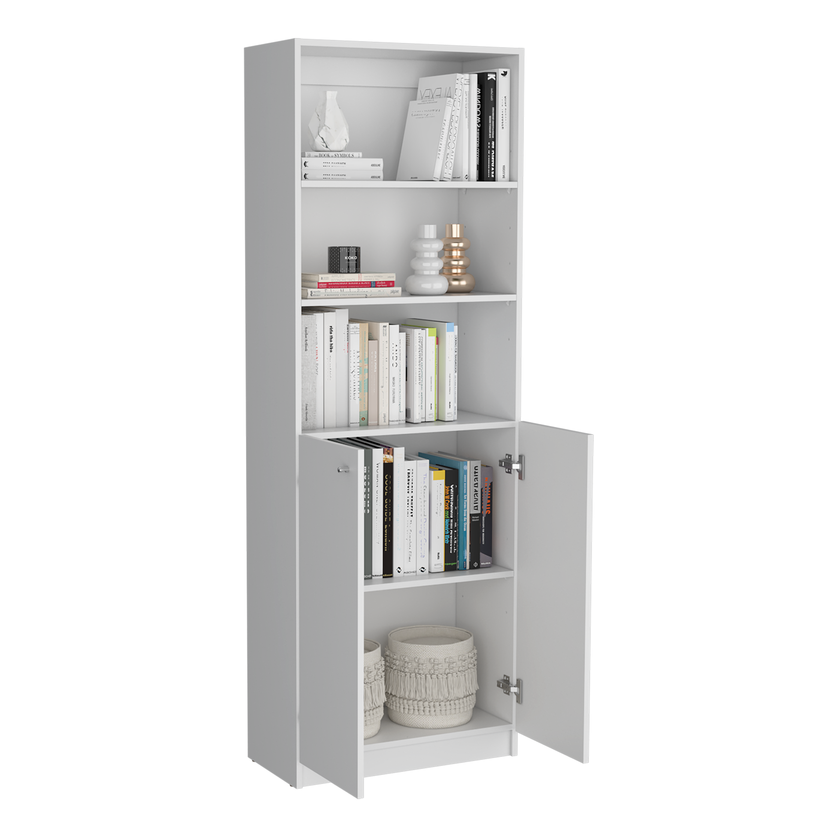 Estante Home E4 2P 180 X 62 RTA Blanco