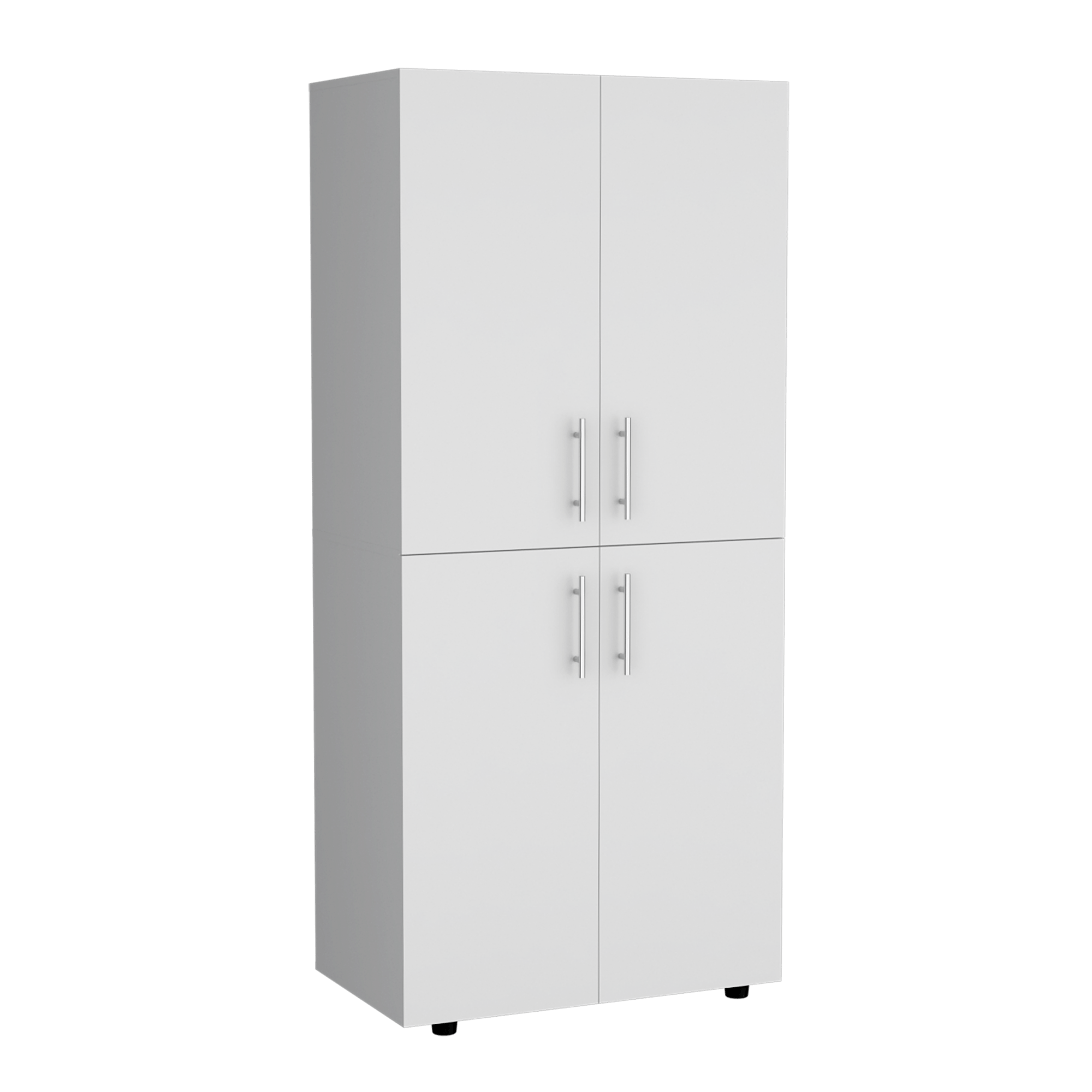 Closet Hazel 4P 180X80X48 RTA Blanco ZF
