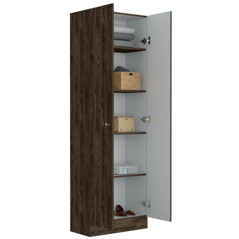 Closet 2 Puertas Home Multiusos RTA Coñac + Blanco