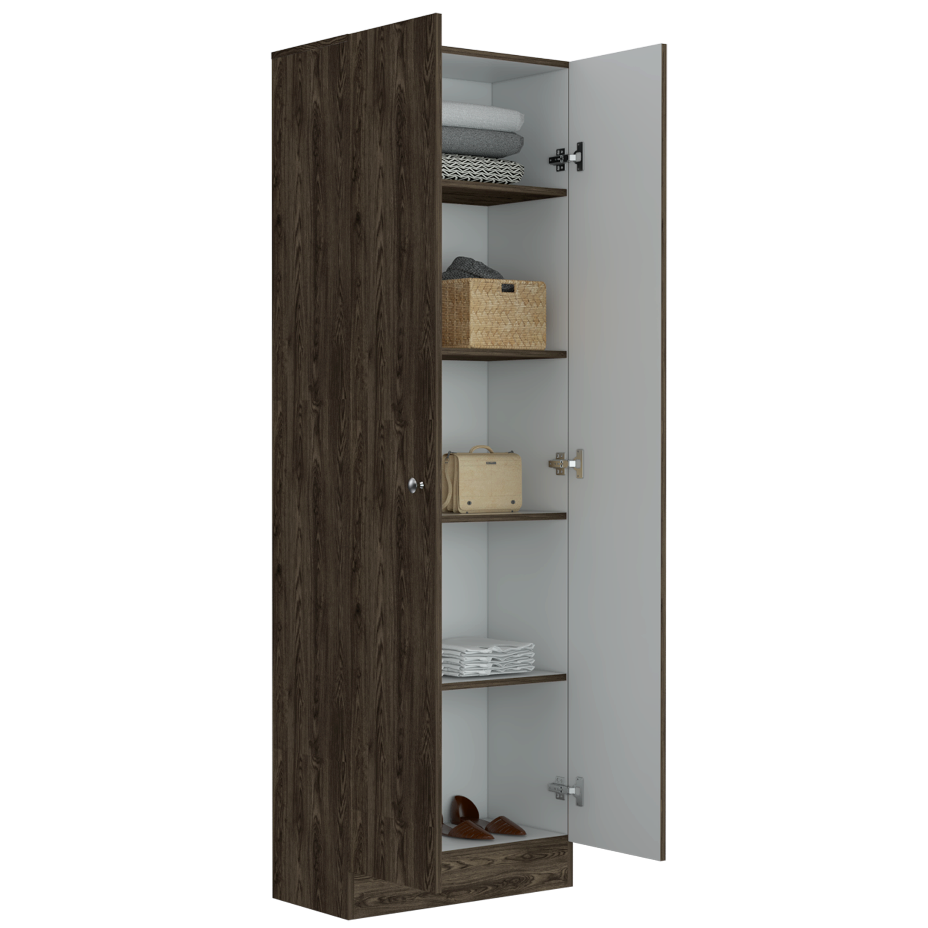 Closet 2 Puertas Home Multiusos RTA Coñac + Blanco