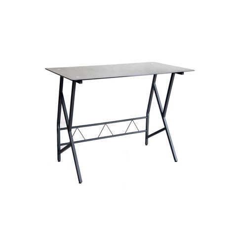 Escritorio Kool Metal-Vidrio RTA Negro