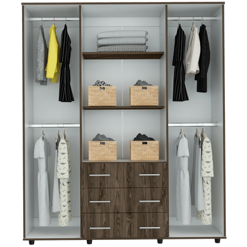 Closet Fontan 180 X 150 X 50 RTA Coñac + Blanco