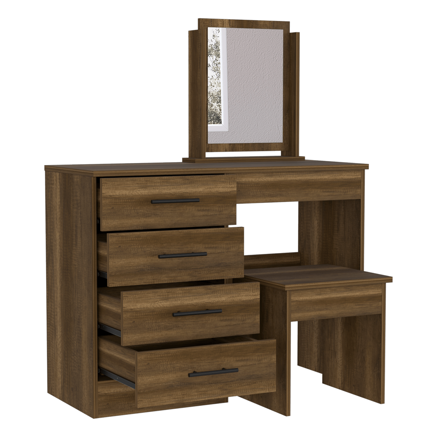 Mueble Tocador Kaia RTA Avellana + Wengue