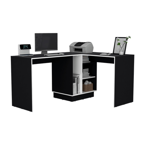 Escritorio En L Rookie 116X 151 RTA Wengue Blanco