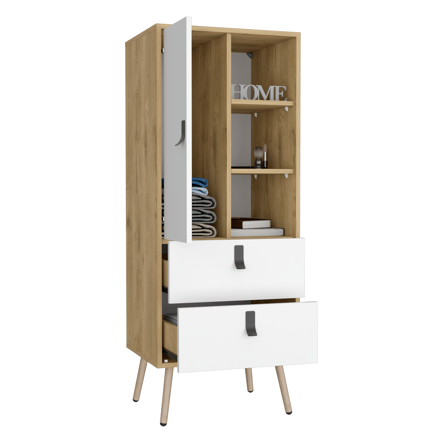 Comoda Alta Huna 142 X 51 RTA Macadamia Blanco